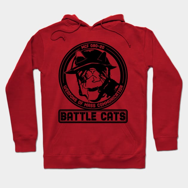 Battle Cats -Black Hoodie by shablamaflam